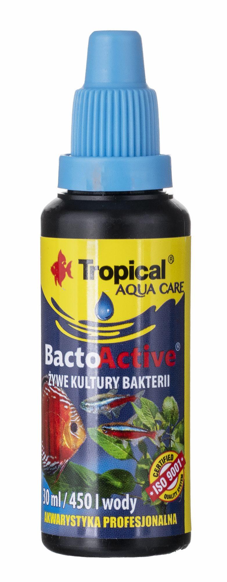 TROPICAL Bacto-Active - live bacteria cultures for aquarium - 30 ml