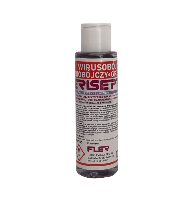 Flerisept - AB gel for hygienic hand disinfection - 100ml with lavender oil