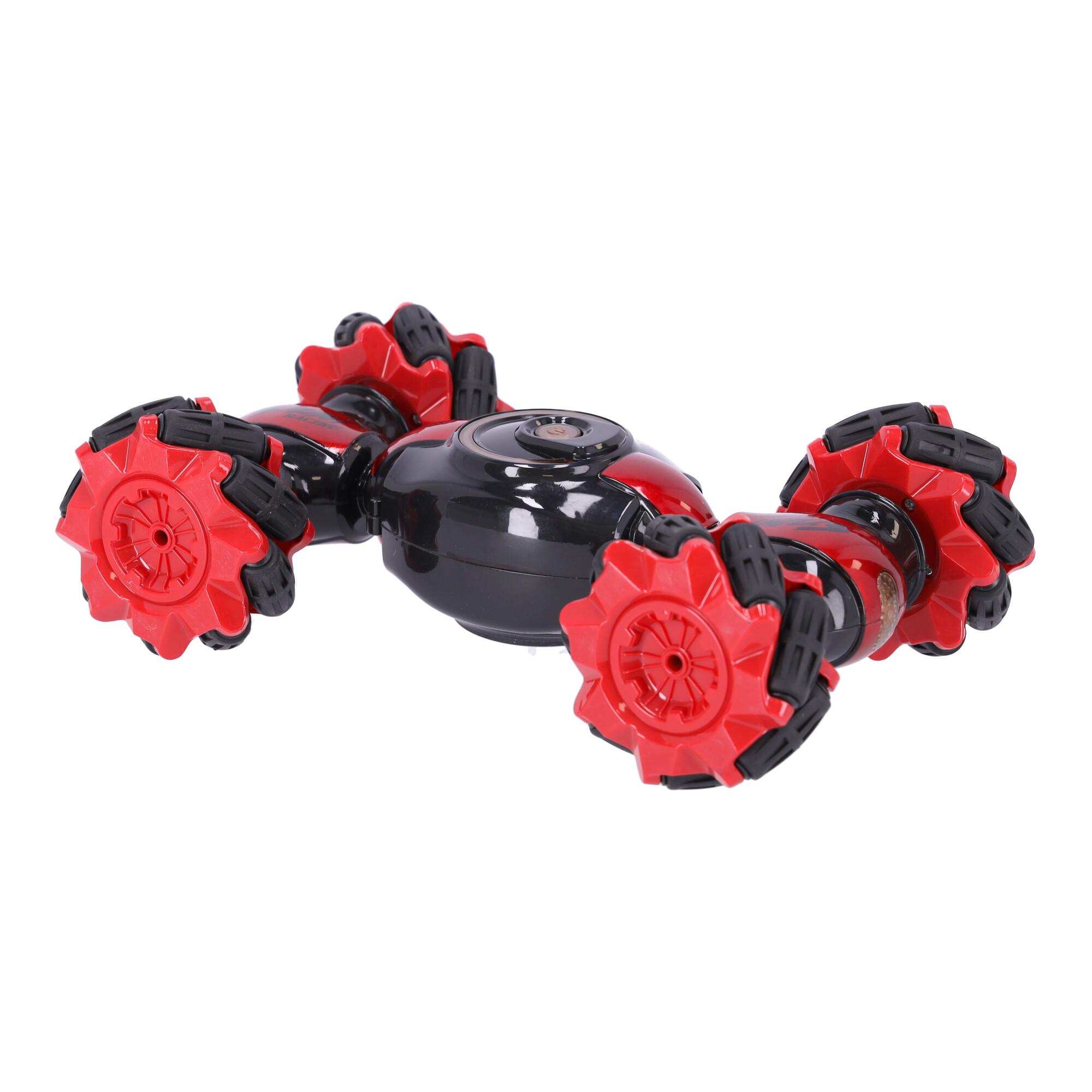 Remote controlled car with gestures, controller, remote control - red