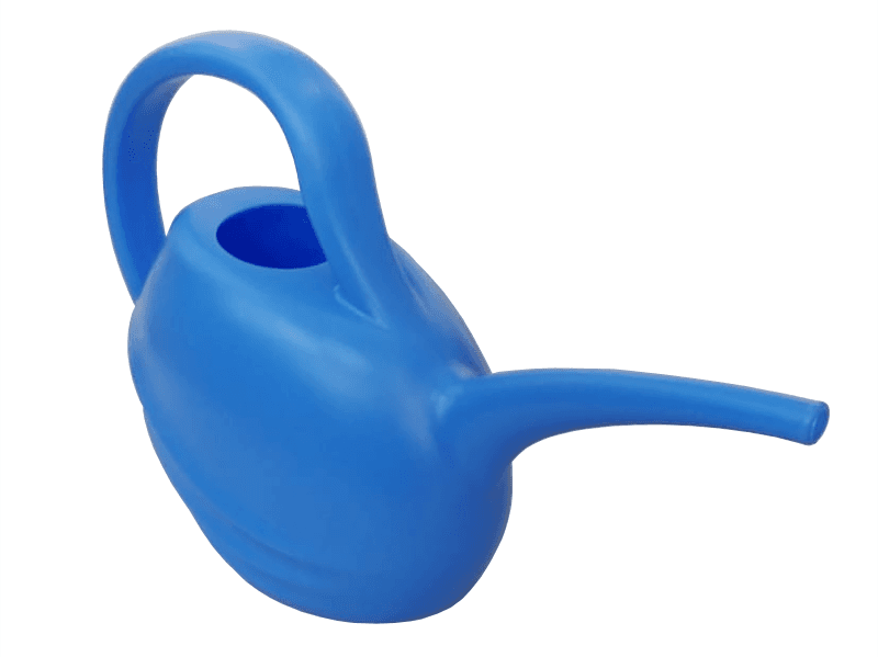 Plastic watering can with long and narrow neck, small - 2L