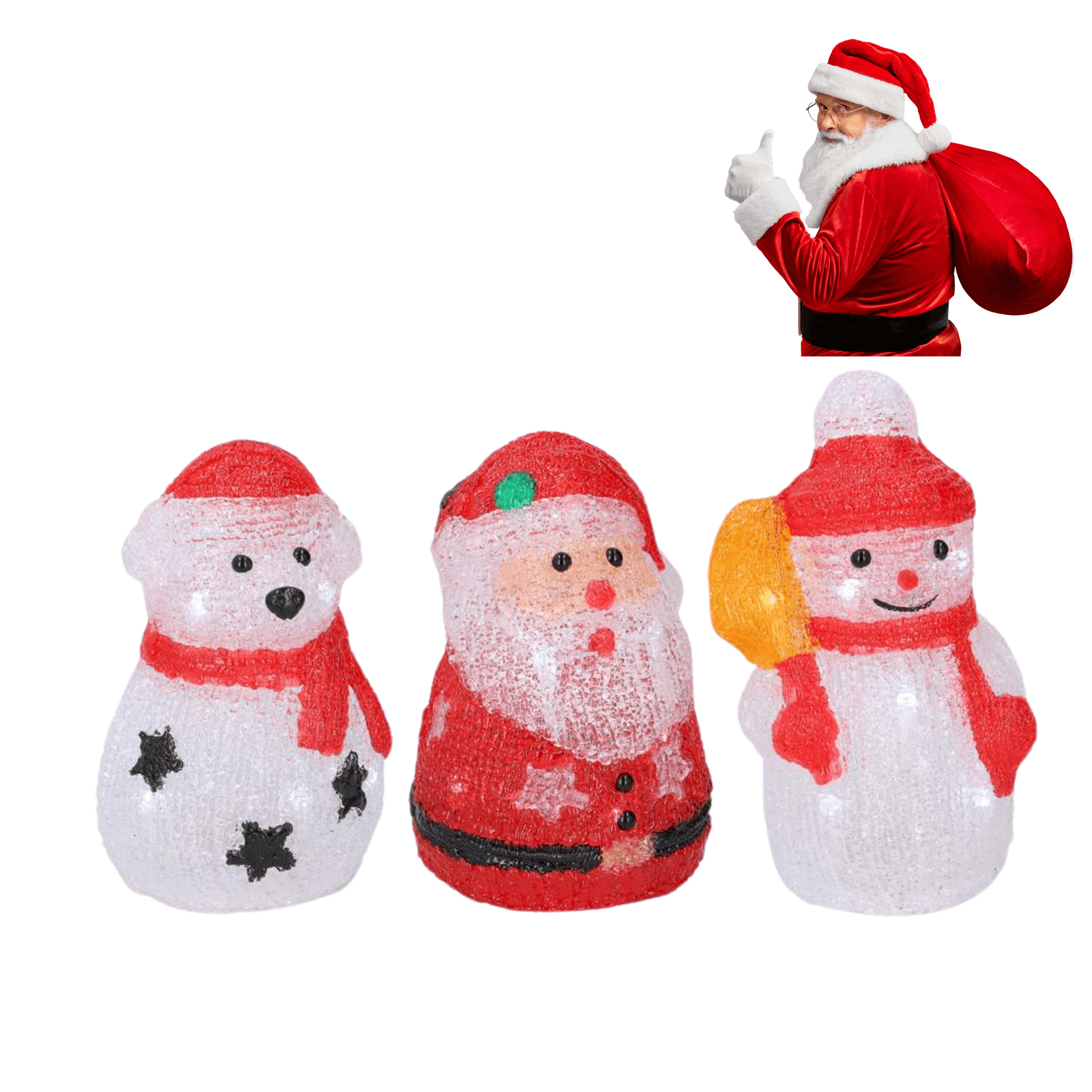 Christmas decoration Snowman 8 LED