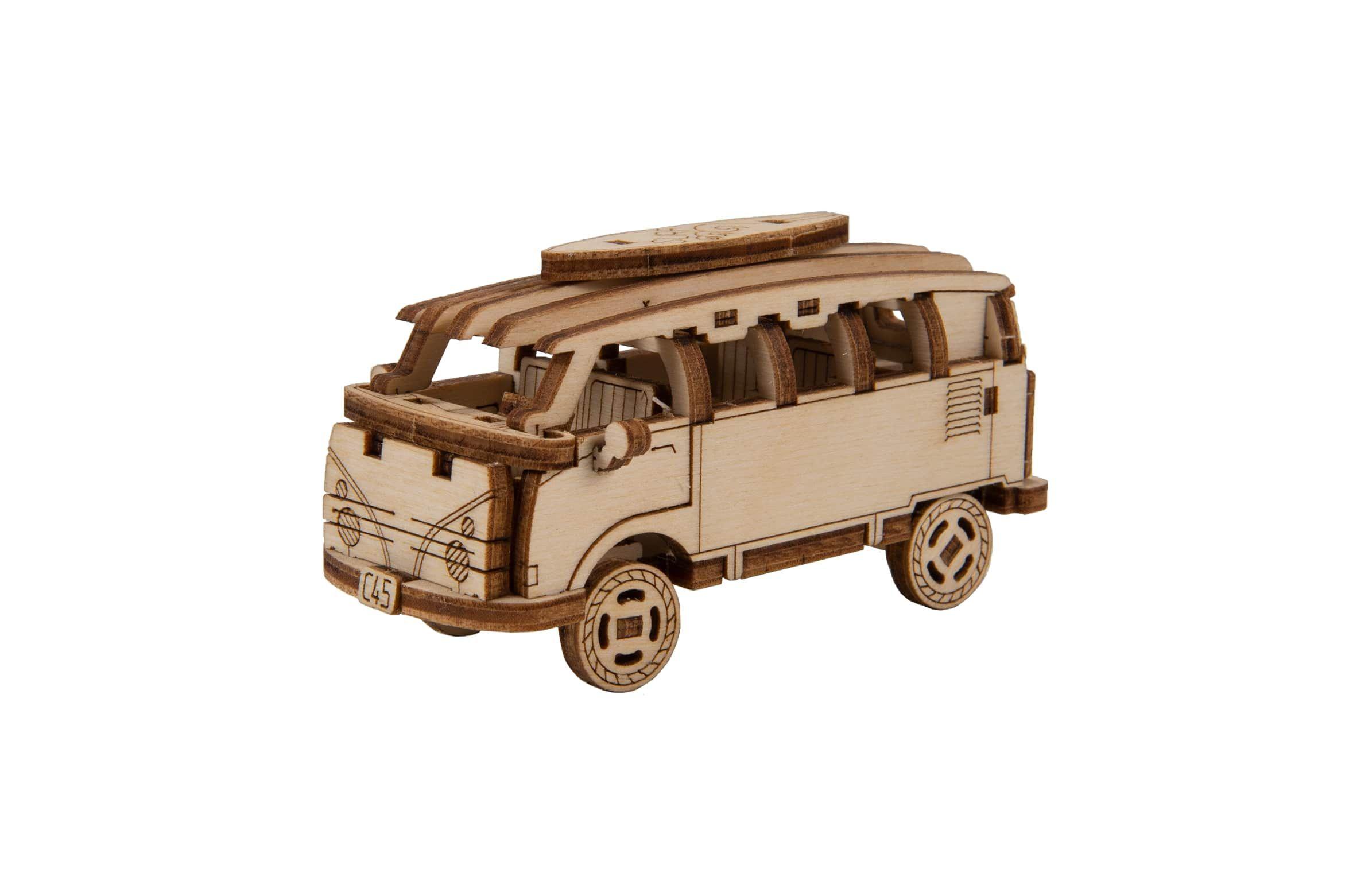 Wooden 3D Puzzle - Retro Ride 1 Model