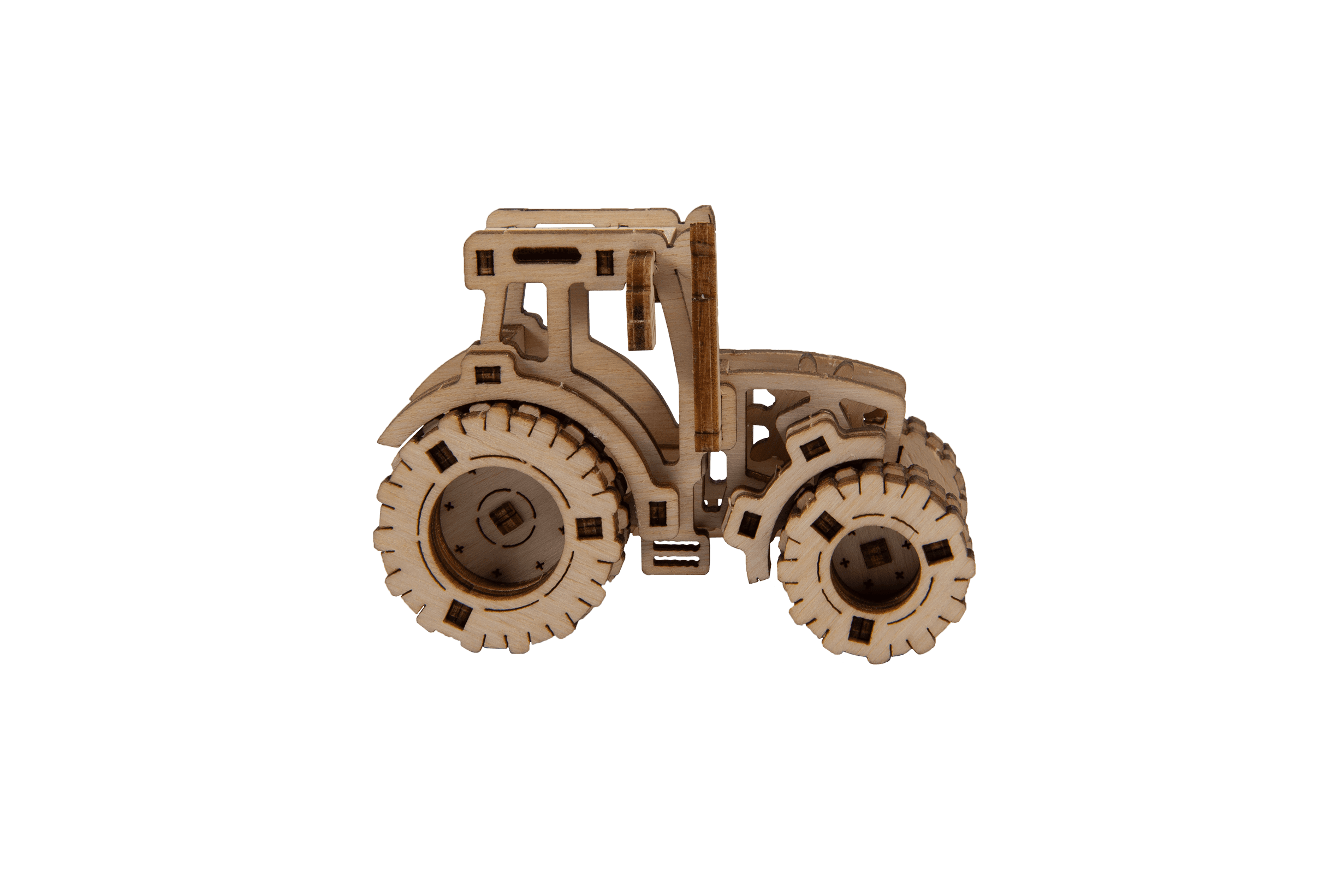 Wooden 3D Puzzle - Model Traktor 1 (Tractor Fendt 210)