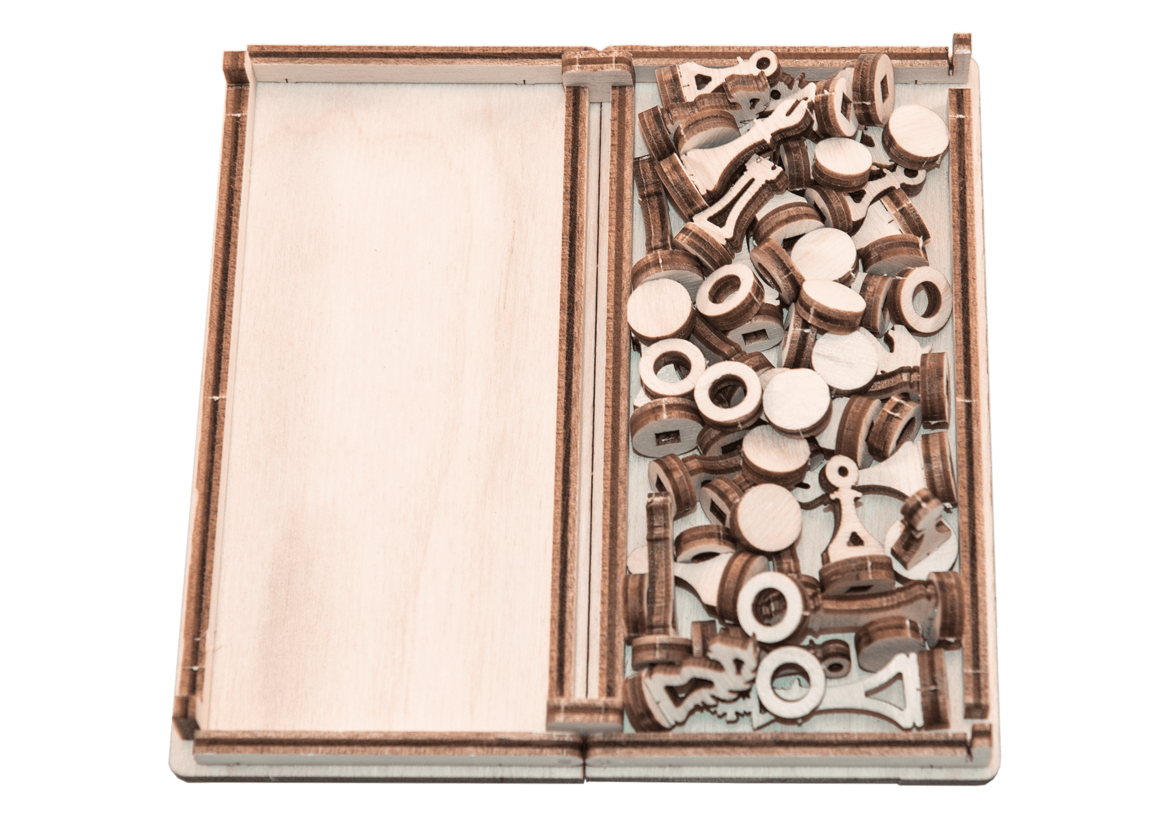 Drewniane Puzzle 3D – Gra Szachy i Warcaby 2w1 z Drewna