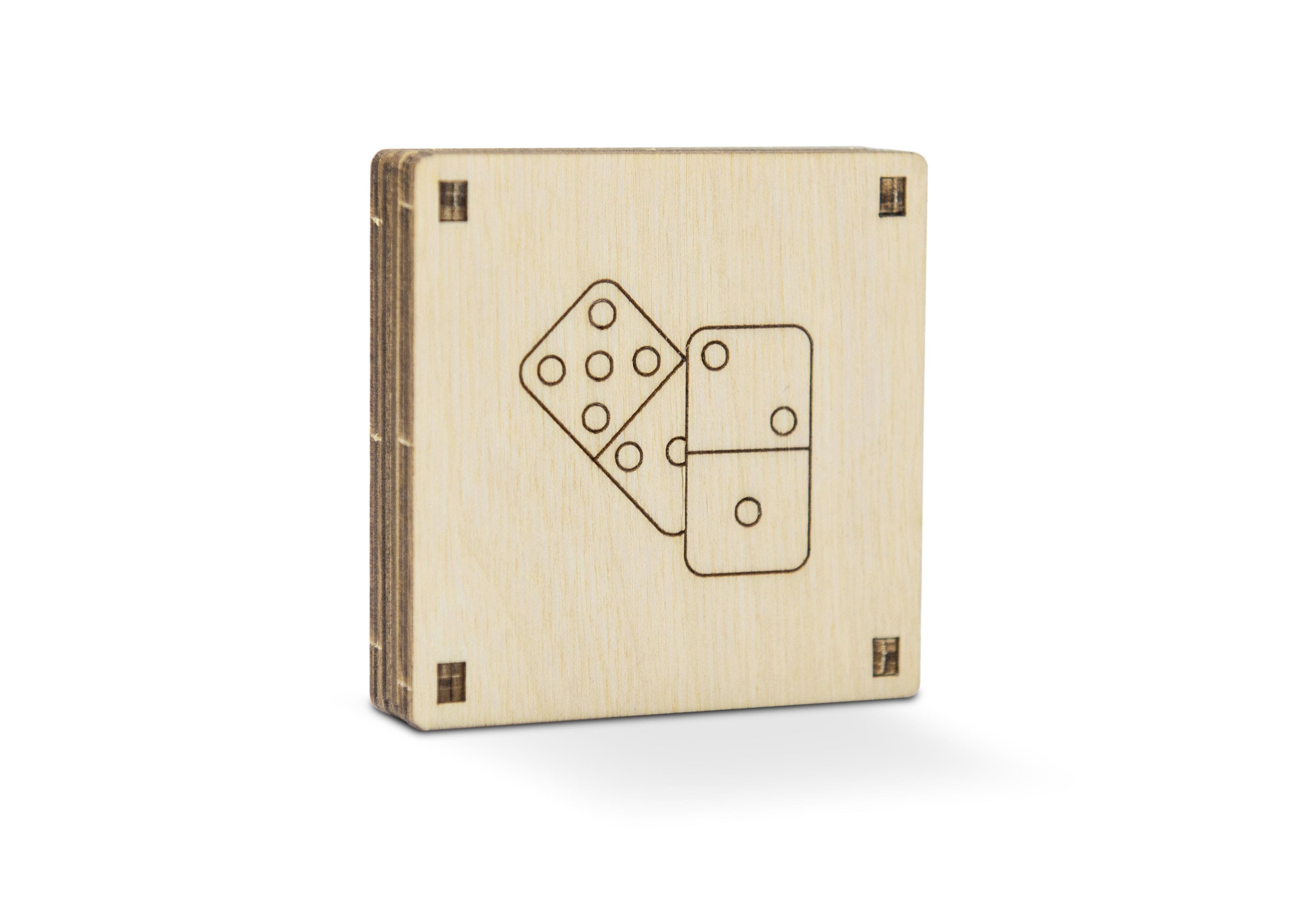 Wooden 3D Puzzle - Game Dominoes of Wood