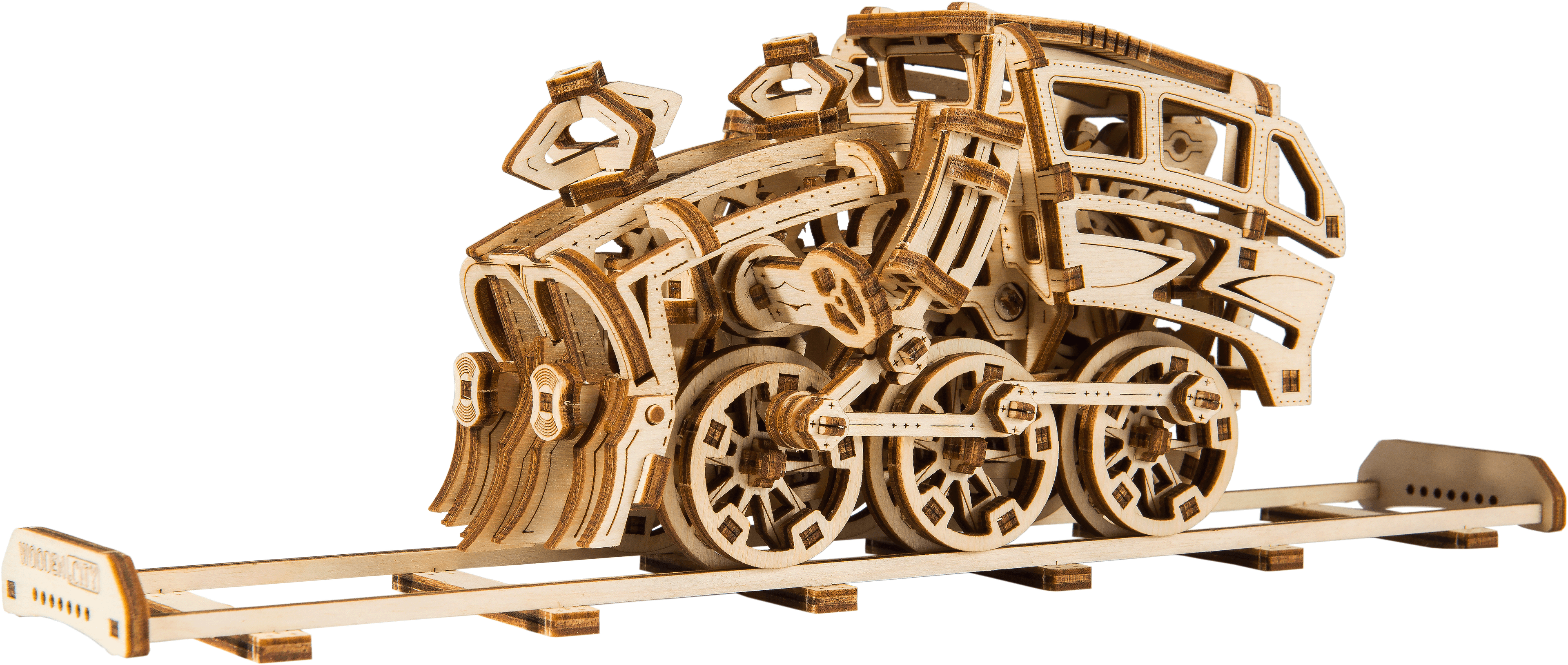 Drewniane Puzzle 3D – Lokomotywa Dream Express