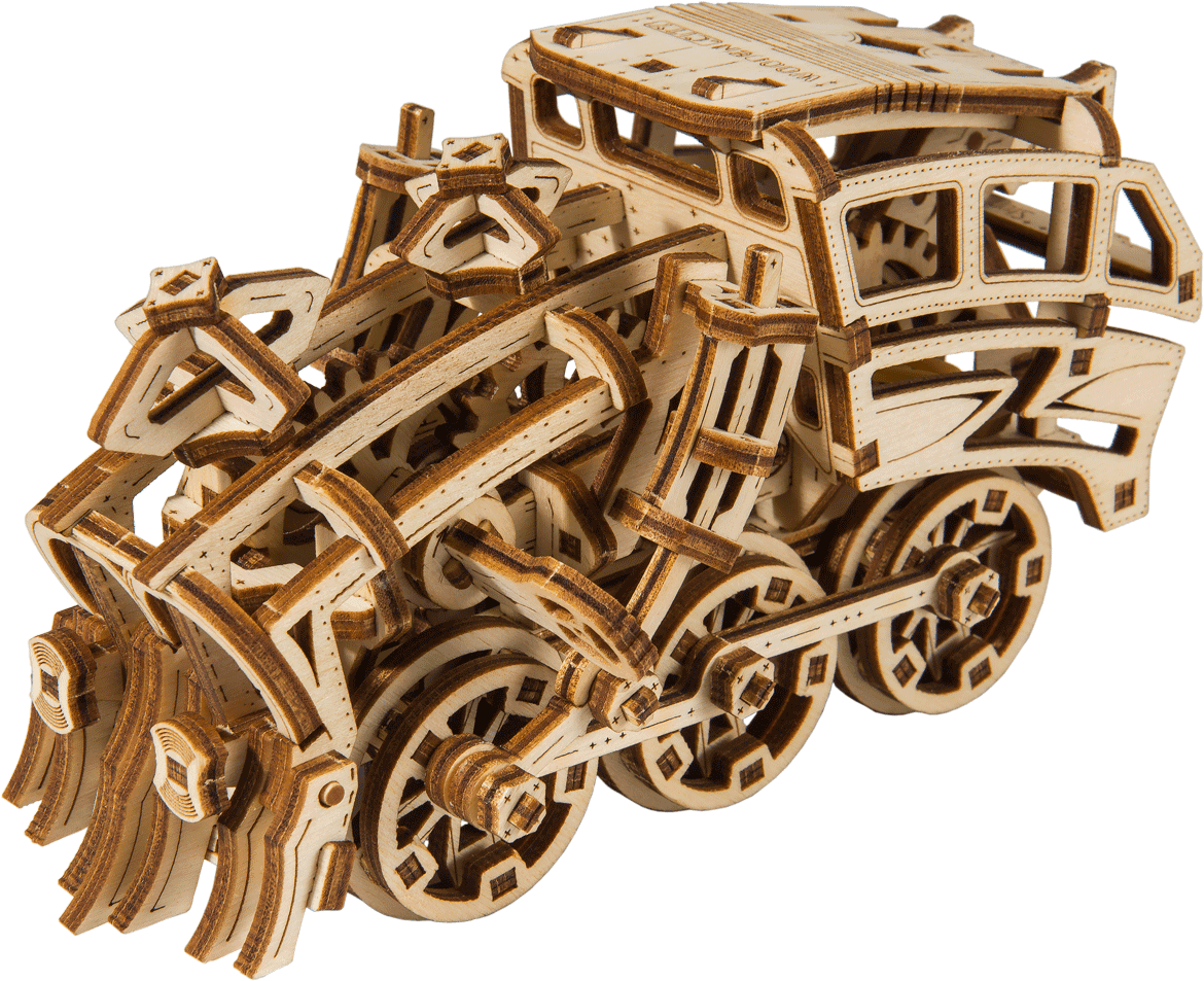 Wooden 3D Puzzle - Dream Express locomotive