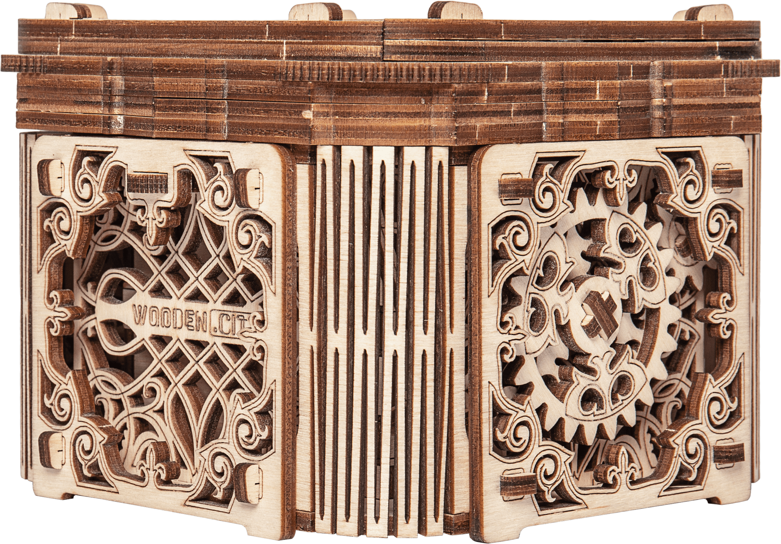 Wooden 3D Puzzle - Mysterious casket