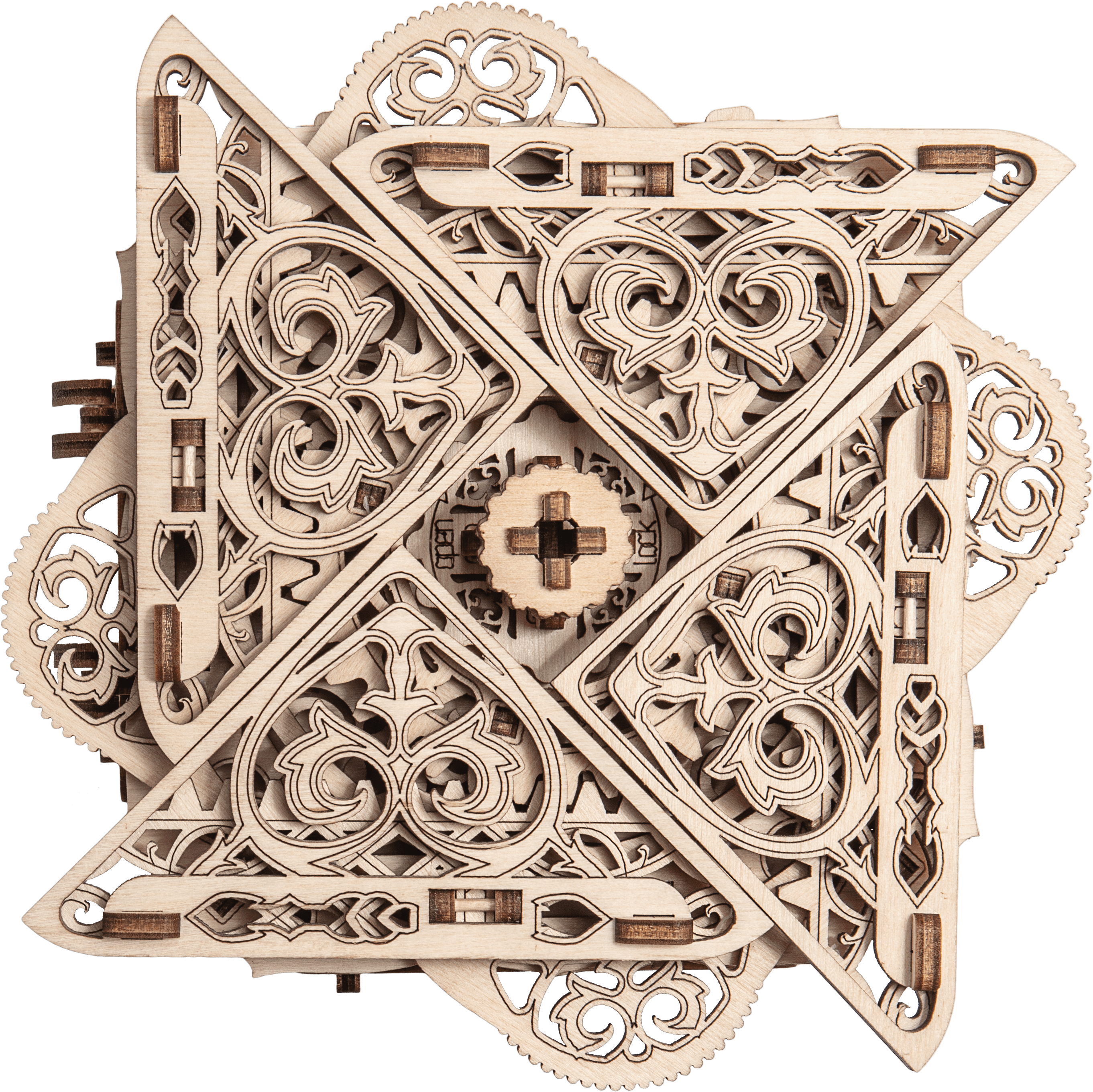 Wooden 3D Puzzle - Mysterious casket