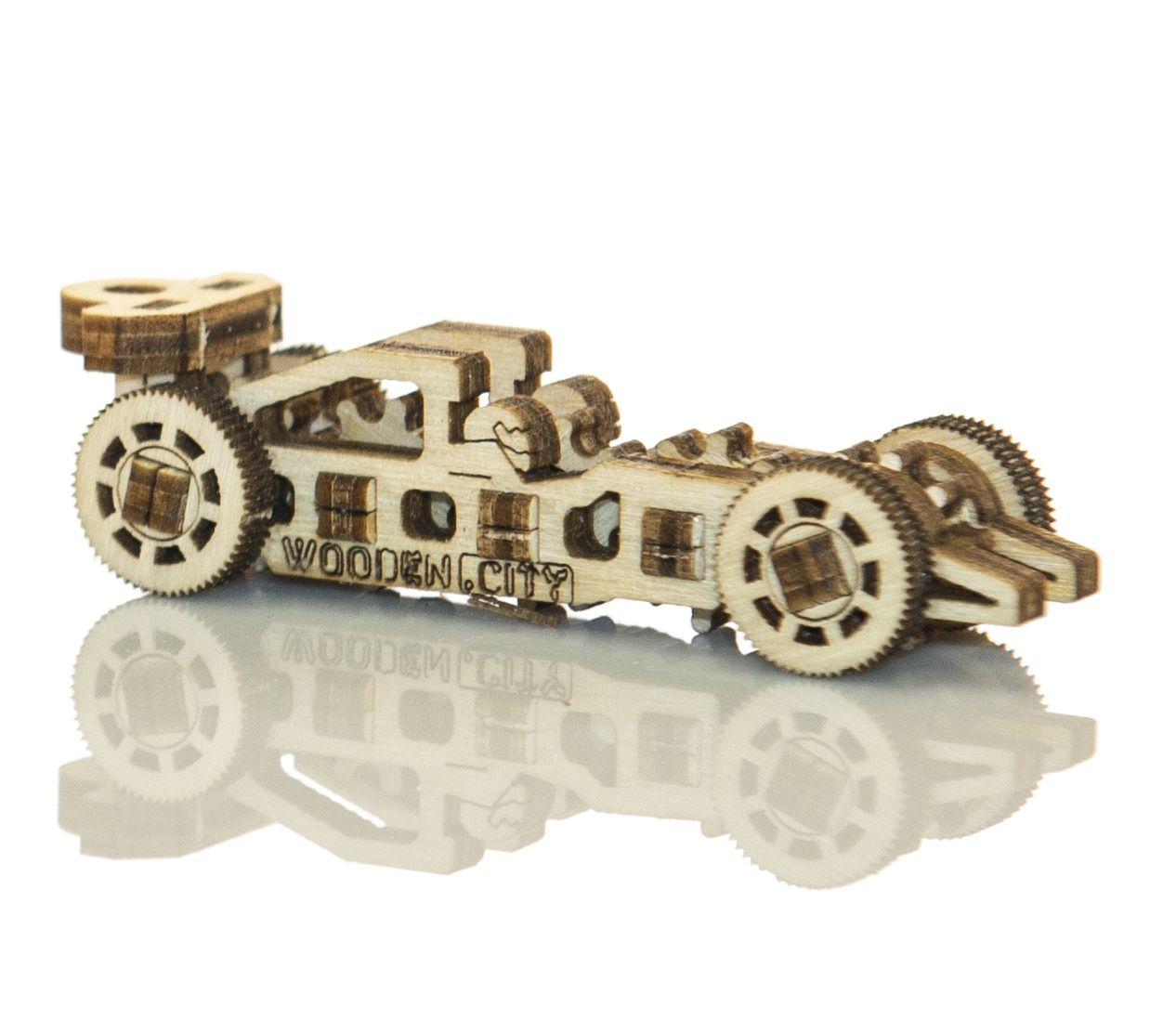 Drewniane Puzzle 3D – Samochody Wyścigowe