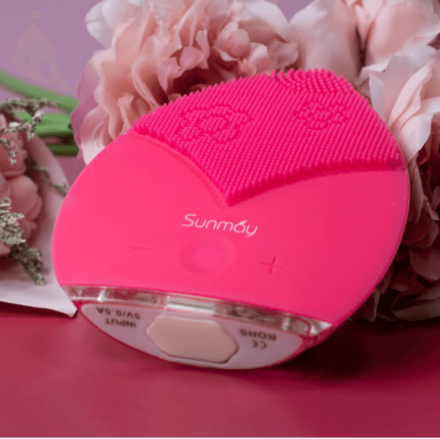 Xiaomi Sunmay Leaf Facial Cleasing Brush - red