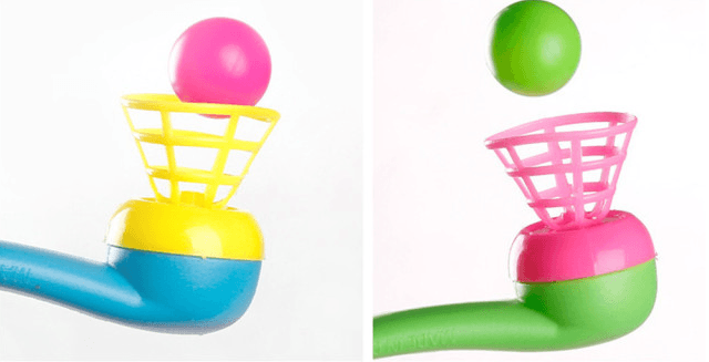 Arcade game with an inflatable ball / Blower - mix of colors