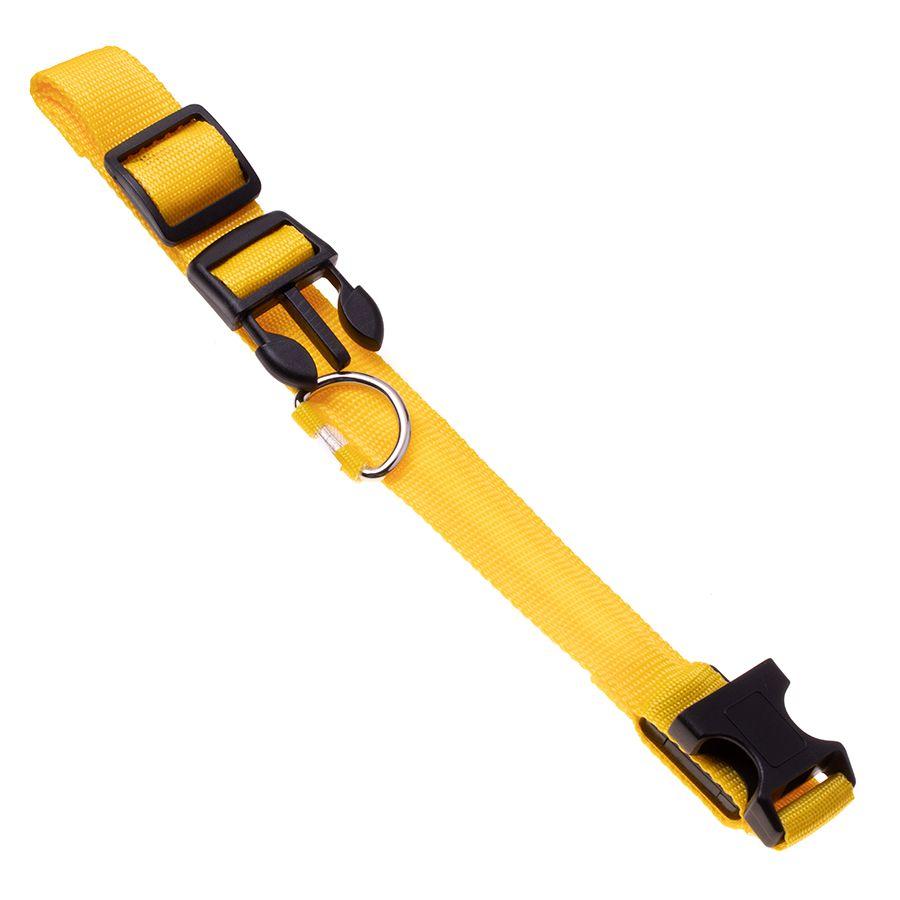 LED dog collar, size L - yellow