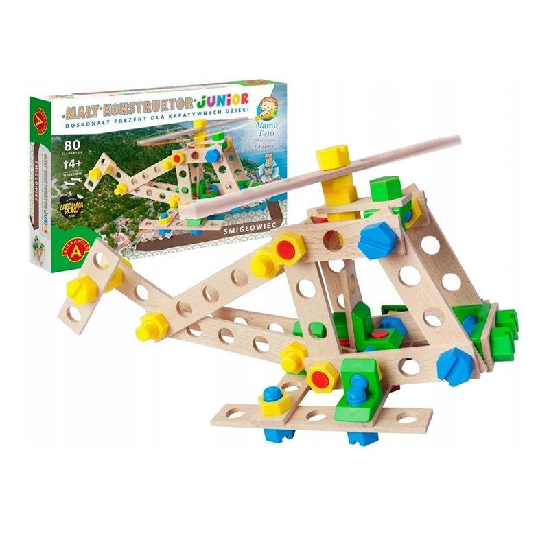 Zabawka konstrukcyjna Alexander - Mały Konstruktor Junior - 3w1 Śmigłowiec