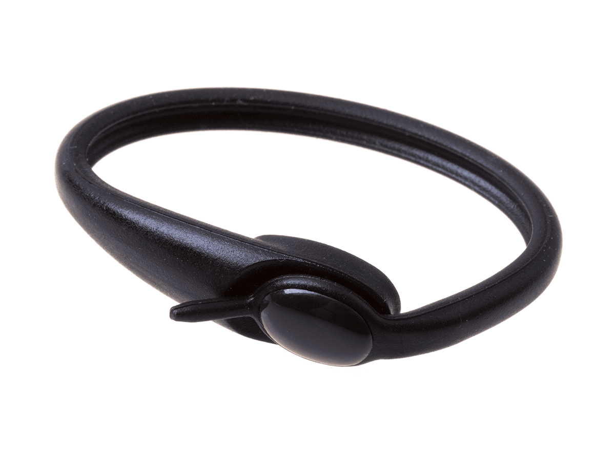 Silikonowe sznurówki 14szt - czarne