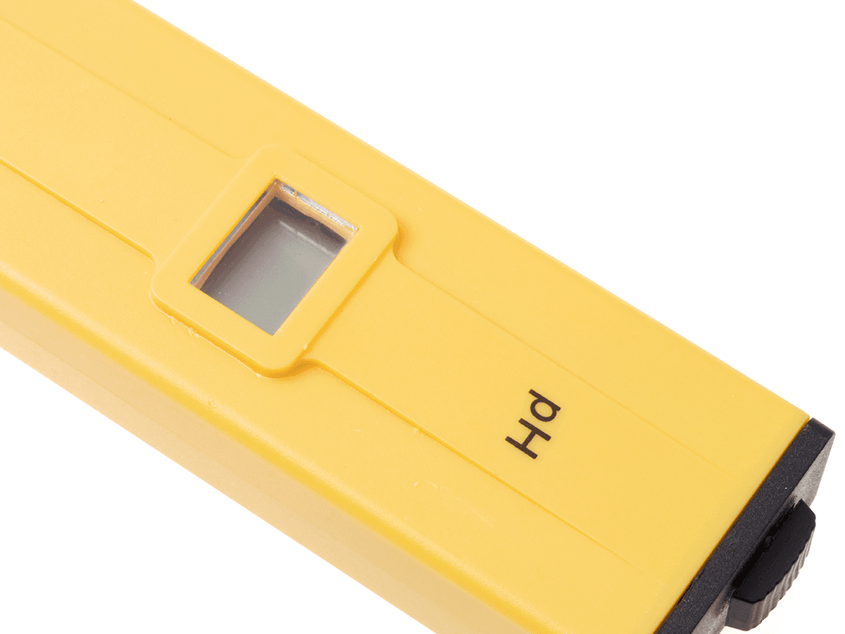 Elektryczny miernik tester pH wody - żółty
