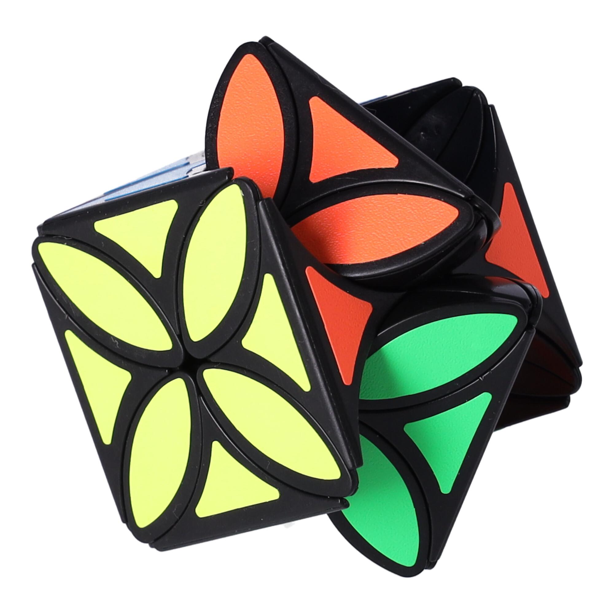 Nowoczesna układanka, kostka logiczna, Kostka Rubika - Leaf Clover, typ III