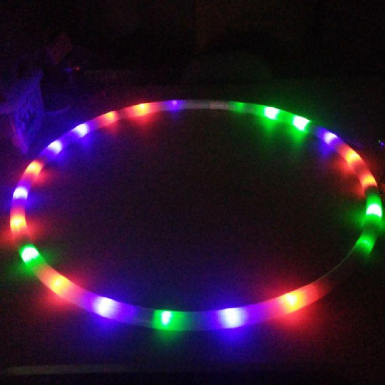 Świecące Hula Hop LED, 80 cm