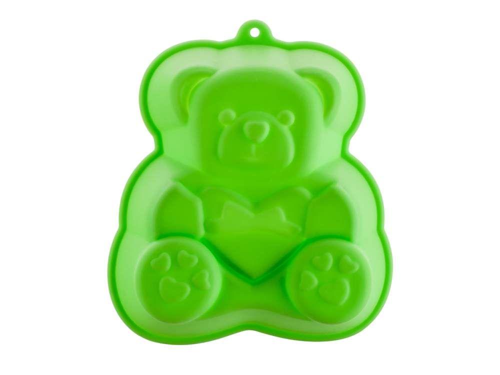 The silicone form of the Bear zielony