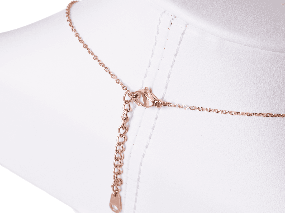 Double necklace Celebrity Xuping - rose gold