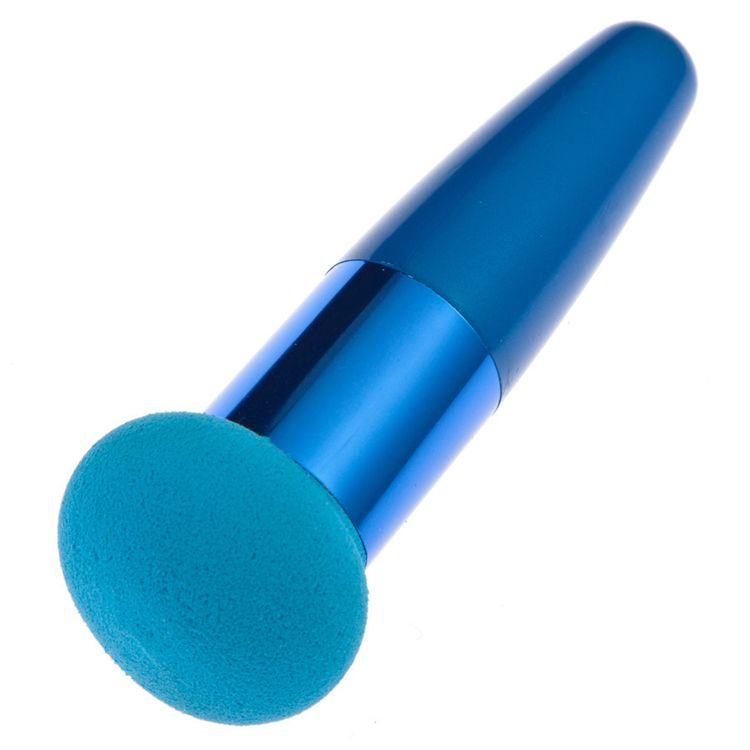 Gąbka, blender do makijażu w kształcie grzyba - niebieska