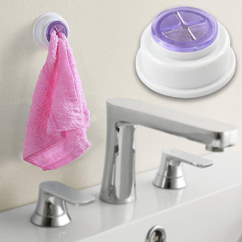 Wciskany wieszak na ręcznik- fioletowy