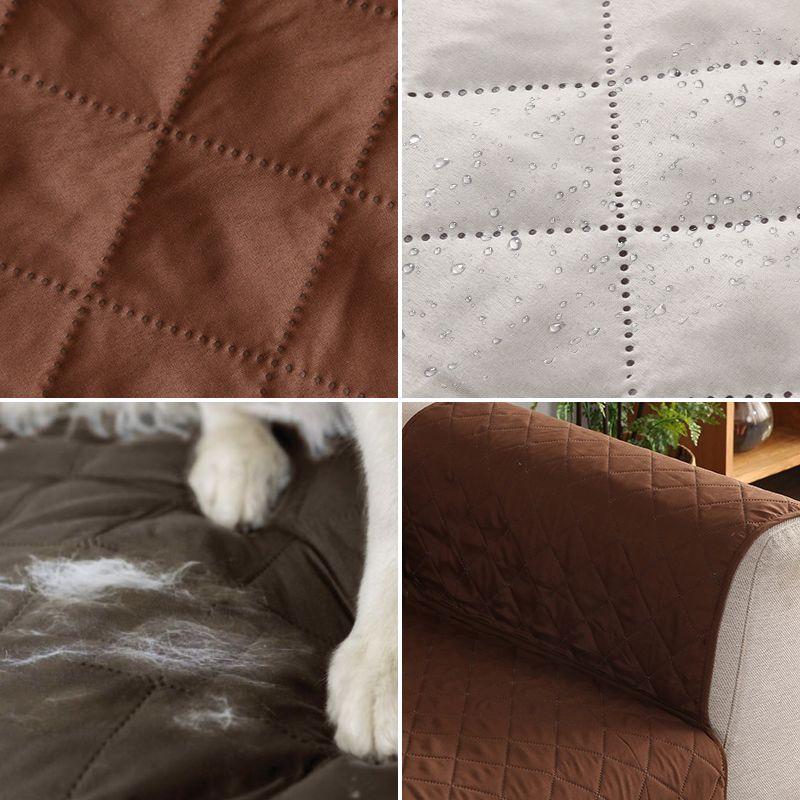 Cover for the sofa, couch - brown