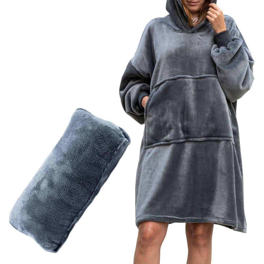 Bluzair - Sweatshirt blanket - grey