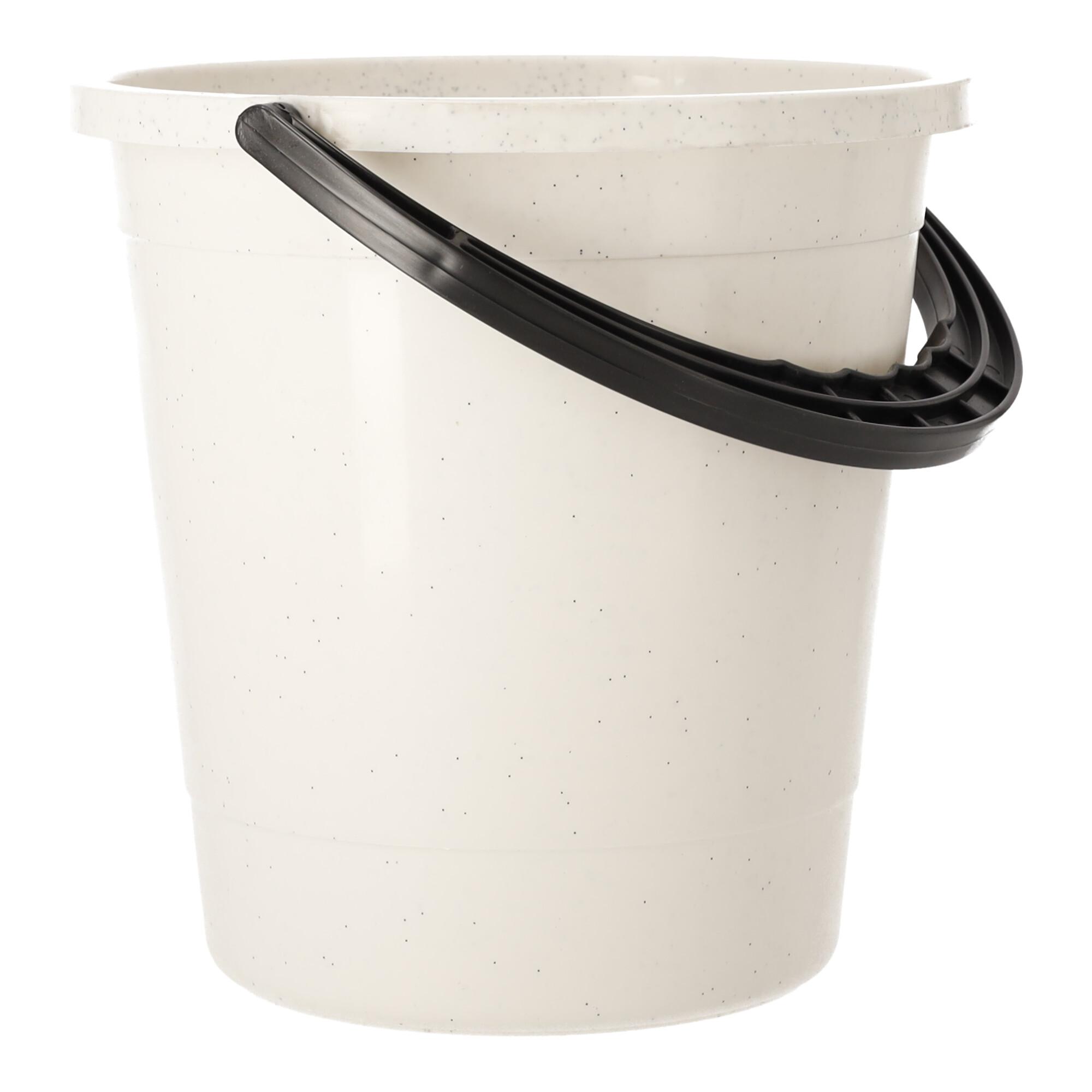 Bucket 5L, POLISH PRODUCT - white