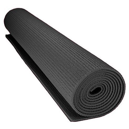 Yoga mat with case - black