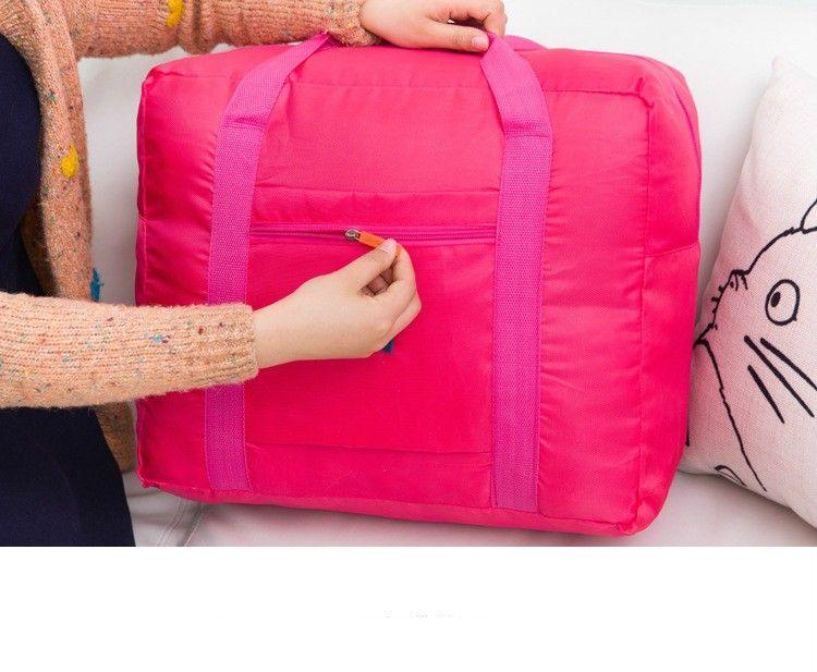 Classic travel, sports bag - dark pink