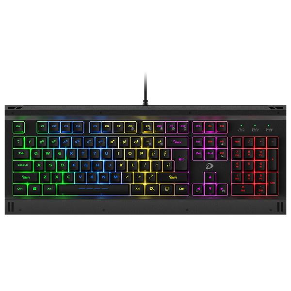 Dareu gaming keyboard LK145 rainbow black
