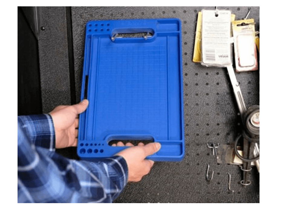 Tool tray, silicone organizer mat