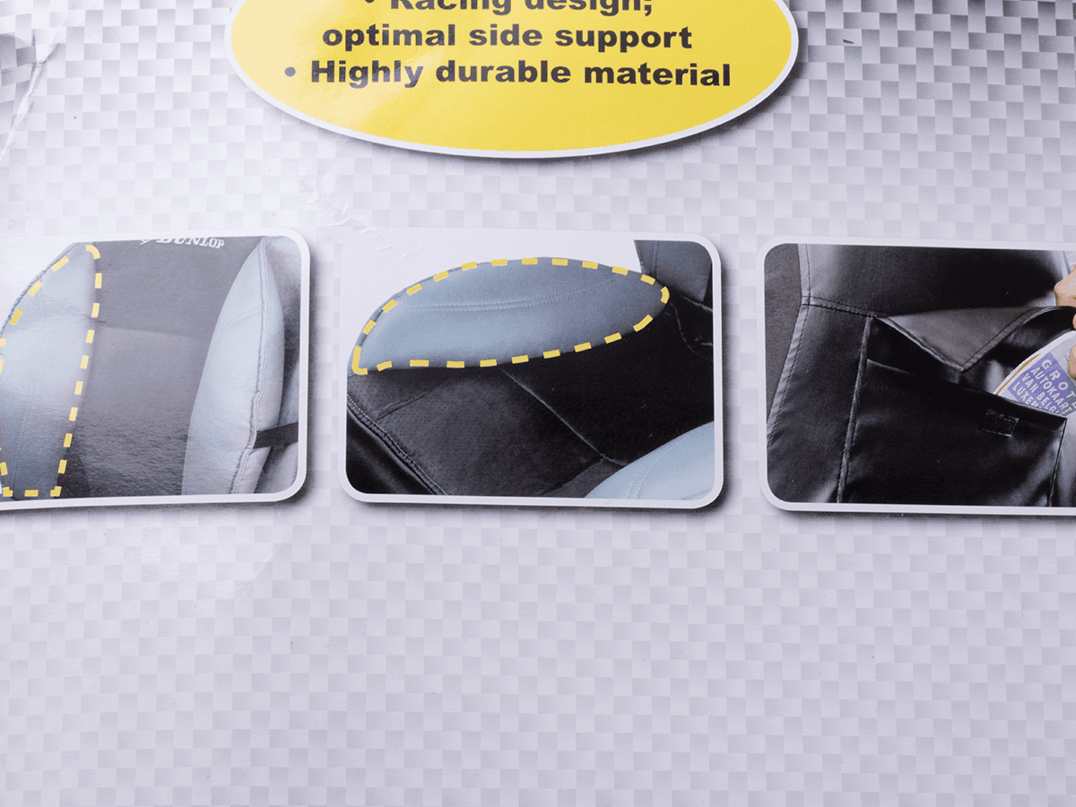 Protective profiled mat for car seat - universal