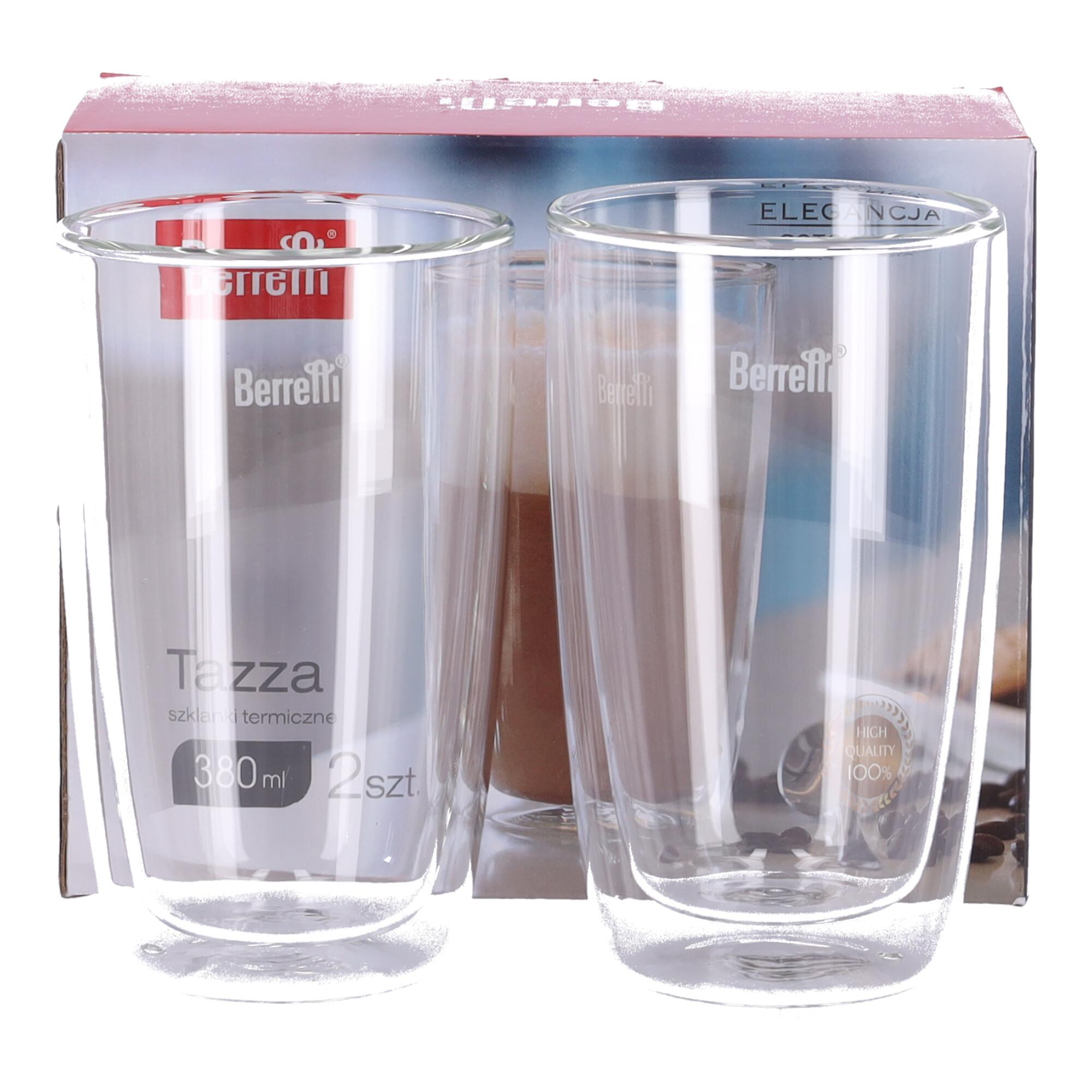 Set of 2 thermo glasses with handle Tazza BERRETTI, 380 ml