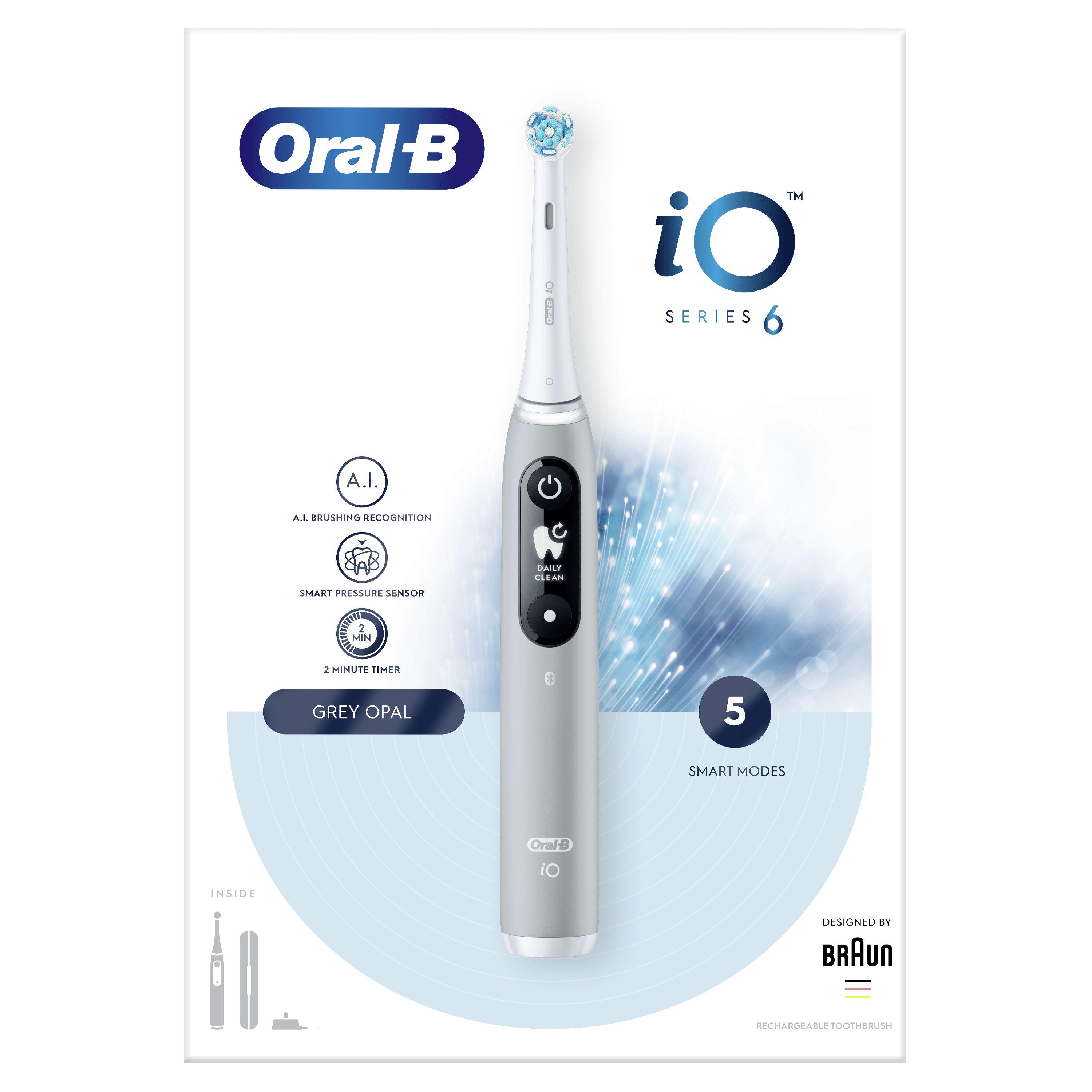 Oral-B iO 80351524 electric toothbrush Adult Vibrating toothbrush Grey