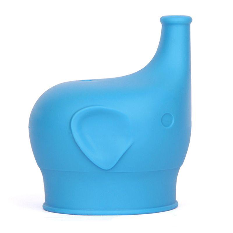 Silicone cup cover for children - blue