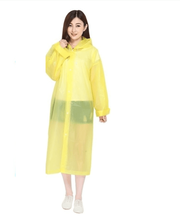 Adult rain cape - yellow
