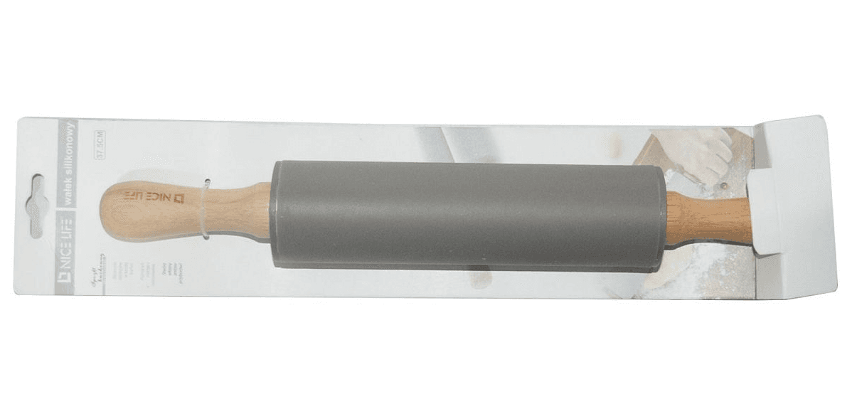 Silicone rolling pin 37.5 cm - gray