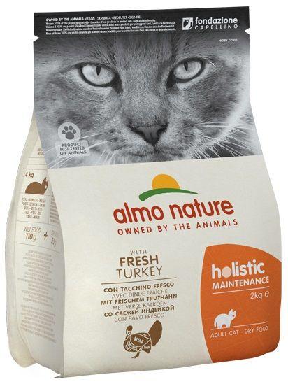 ALMO NATURE Adult Holistic with turkey - dry cat food - 12 kg