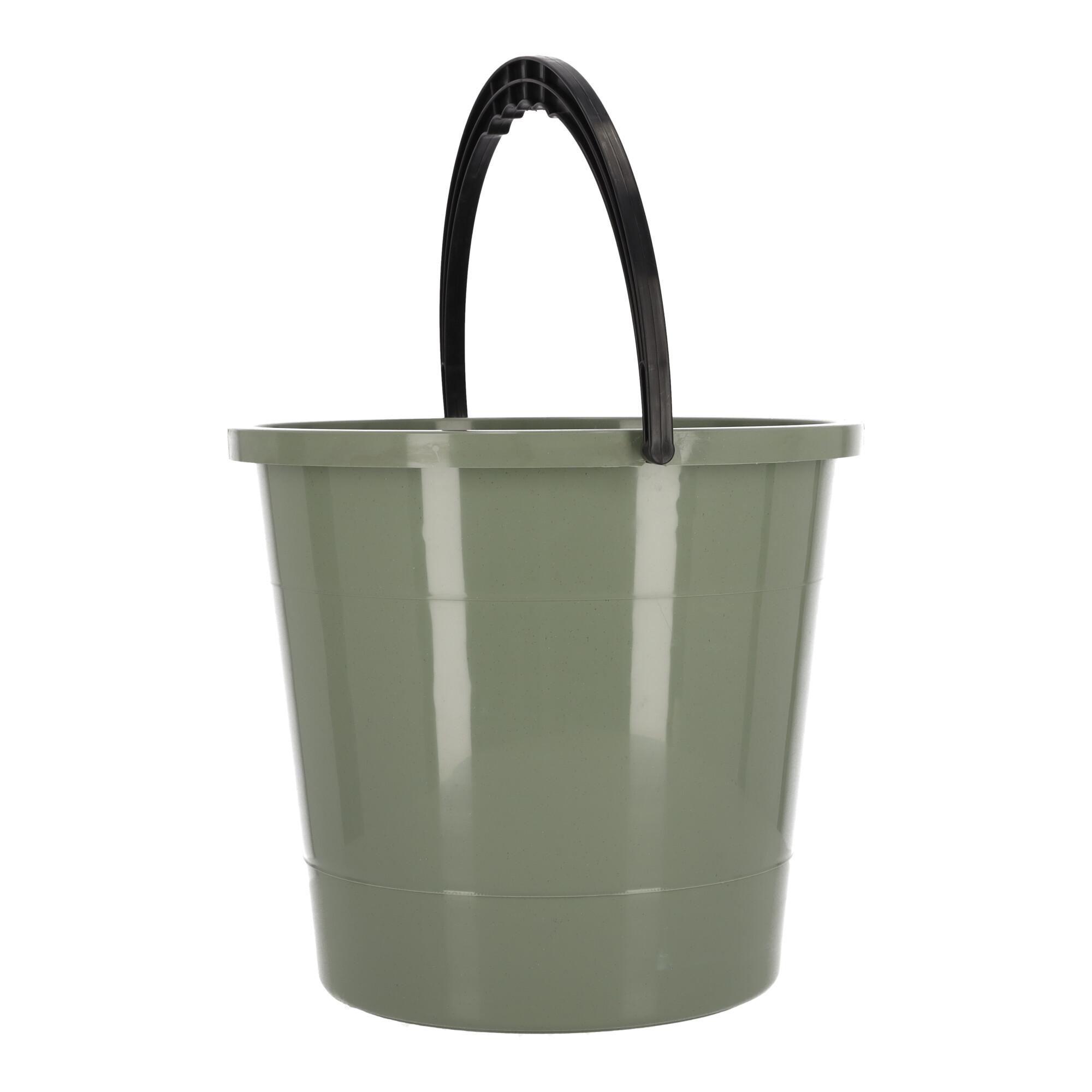 Bucket 10L, POLISH PRODUCT - olive color