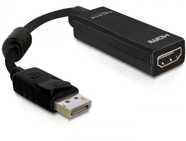 DeLOCK 61849 video cable adapter 0.125 m Displayport M HDMI Type A (Standard) Black