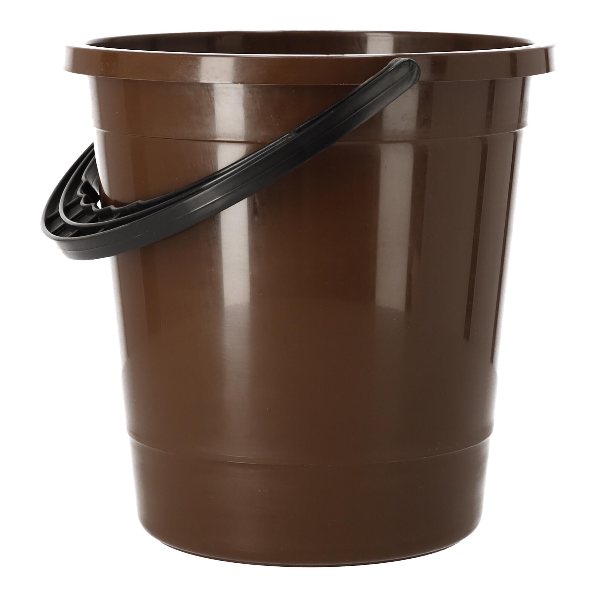 Bucket 5L, POLISH PRODUCT - coffee color