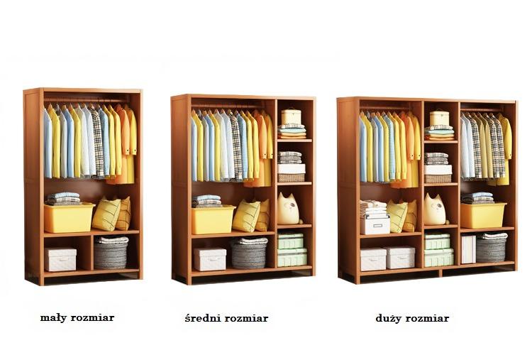 Closet, bookcase style "F" 80 cm