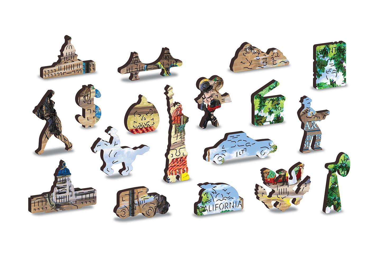 Wooden Puzzle with Figurines - Victorian Street L 400 pieces