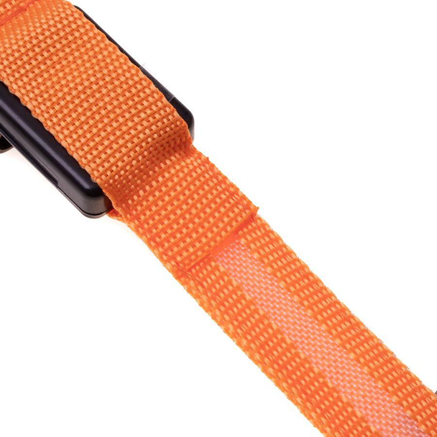 LED dog collar, size XS - orange