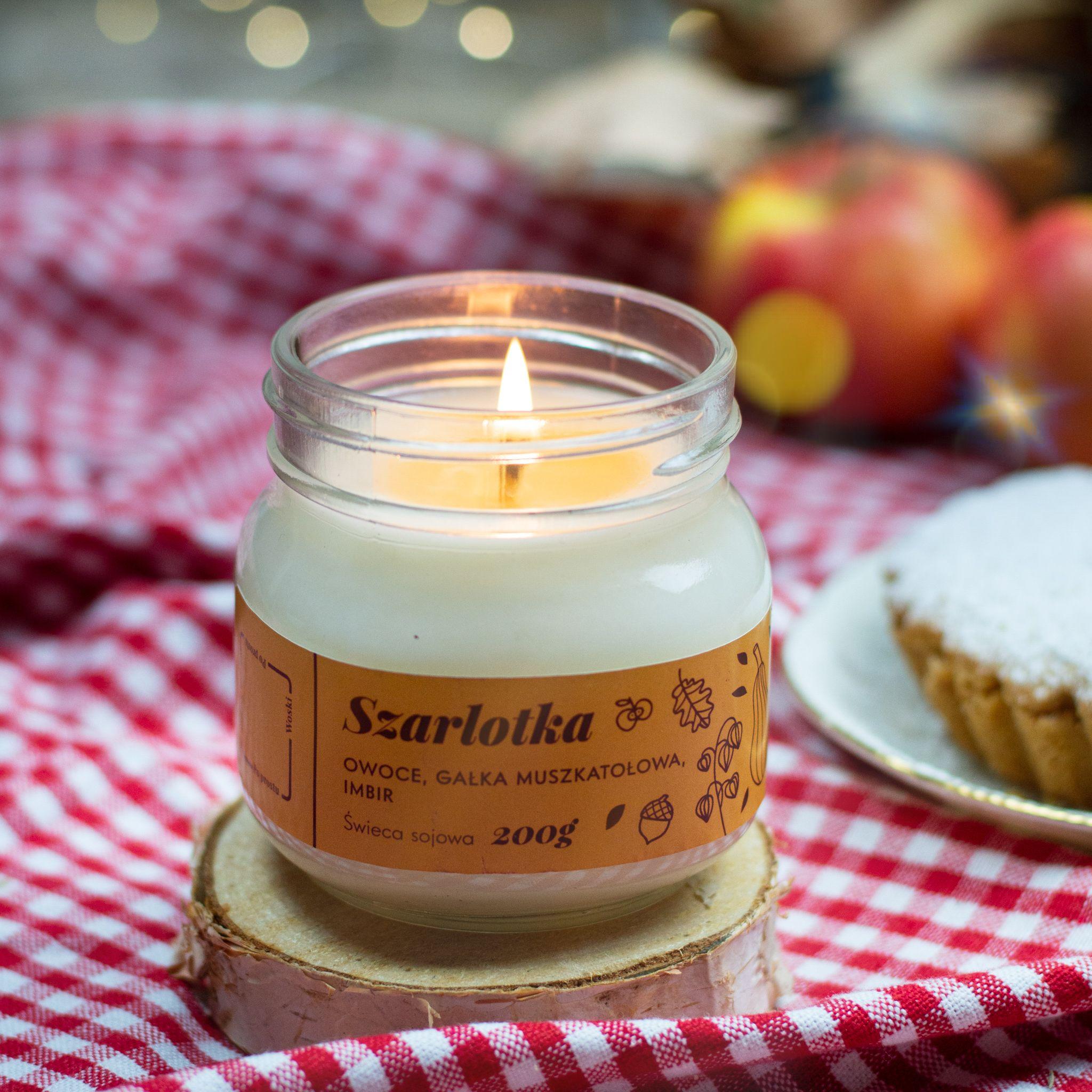 Fragrance Candle Premium - Apple Pie / Polish product