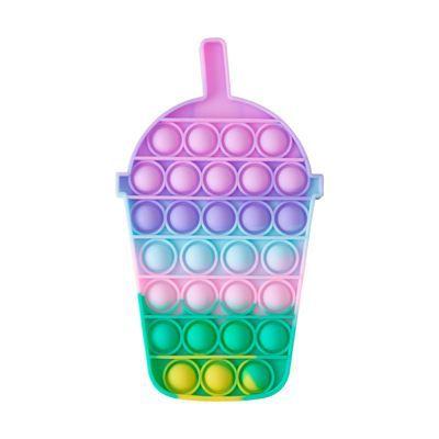 A cup-shaped anti-stress sensory toy