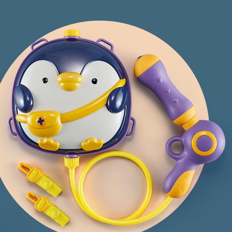 Backpack with a water gun / Water thrower - Penguin