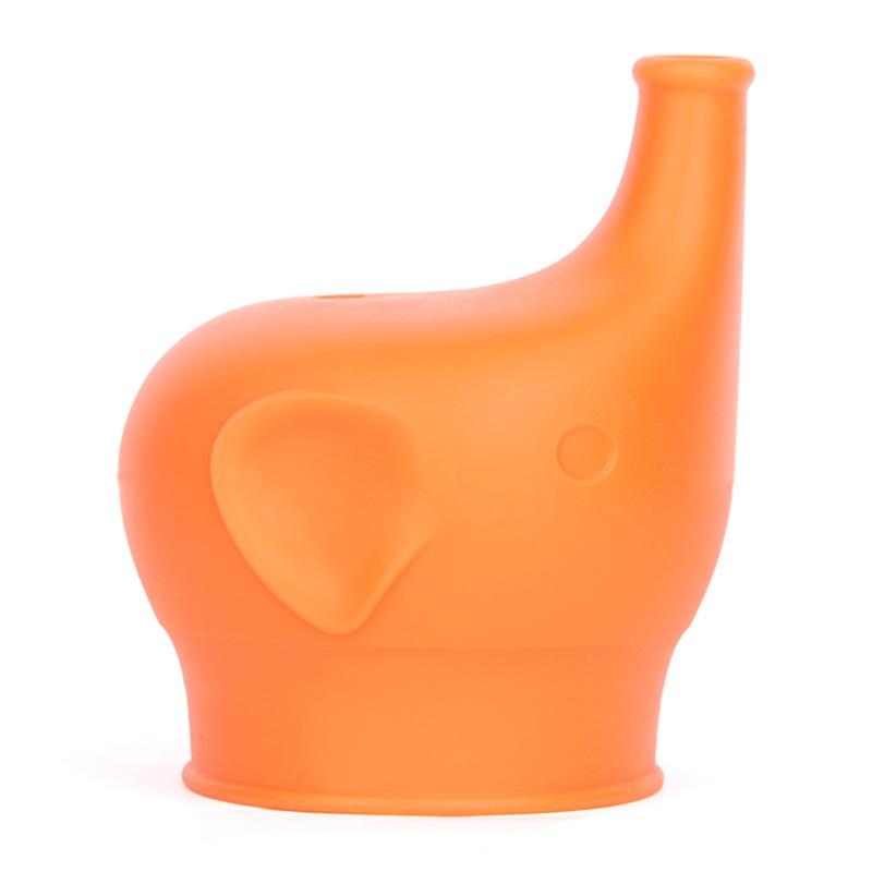 Silicone cup cover for children - orange
